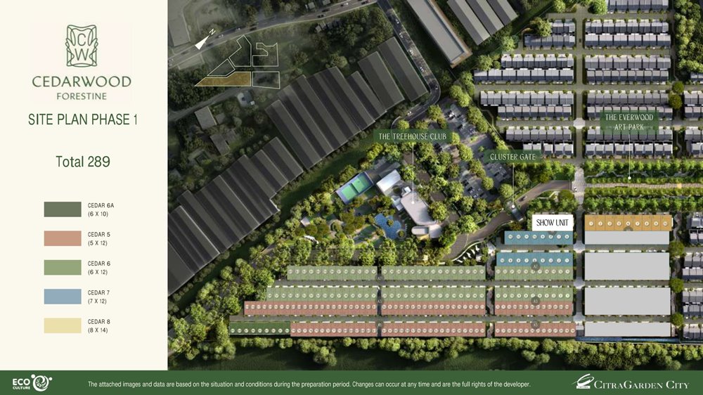 siteplan the forestine