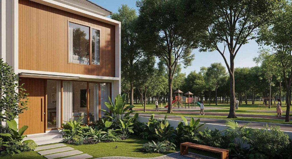 Rumah Dekat Taman Jakarta Barat di Kawasan The Forestine